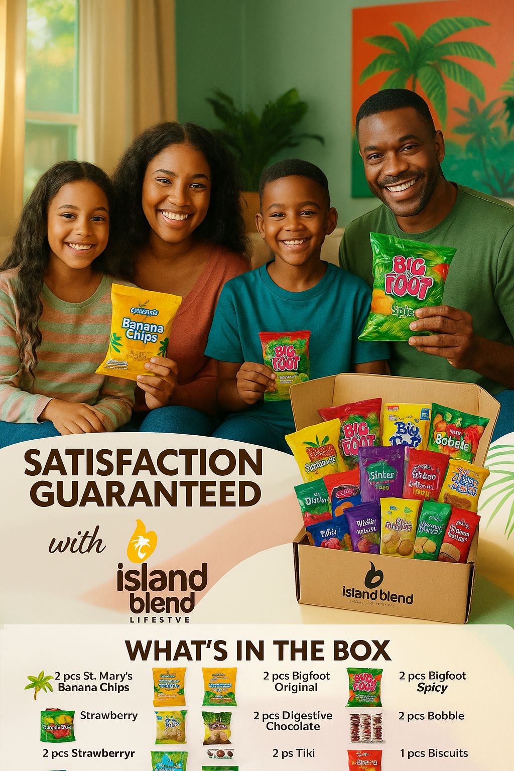 Evening vibes with Island Blend snacks and drinks